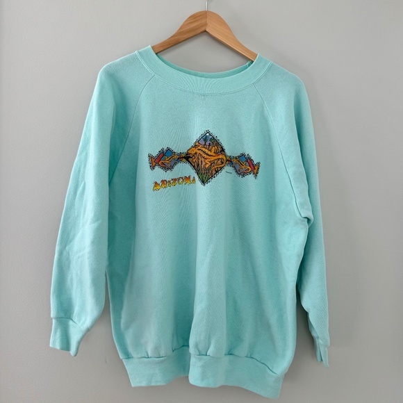Gopher Sport Blue/Teal “Arizona” Graphic Crewneck Sweatshirt (3X) - Picture 1 of 11